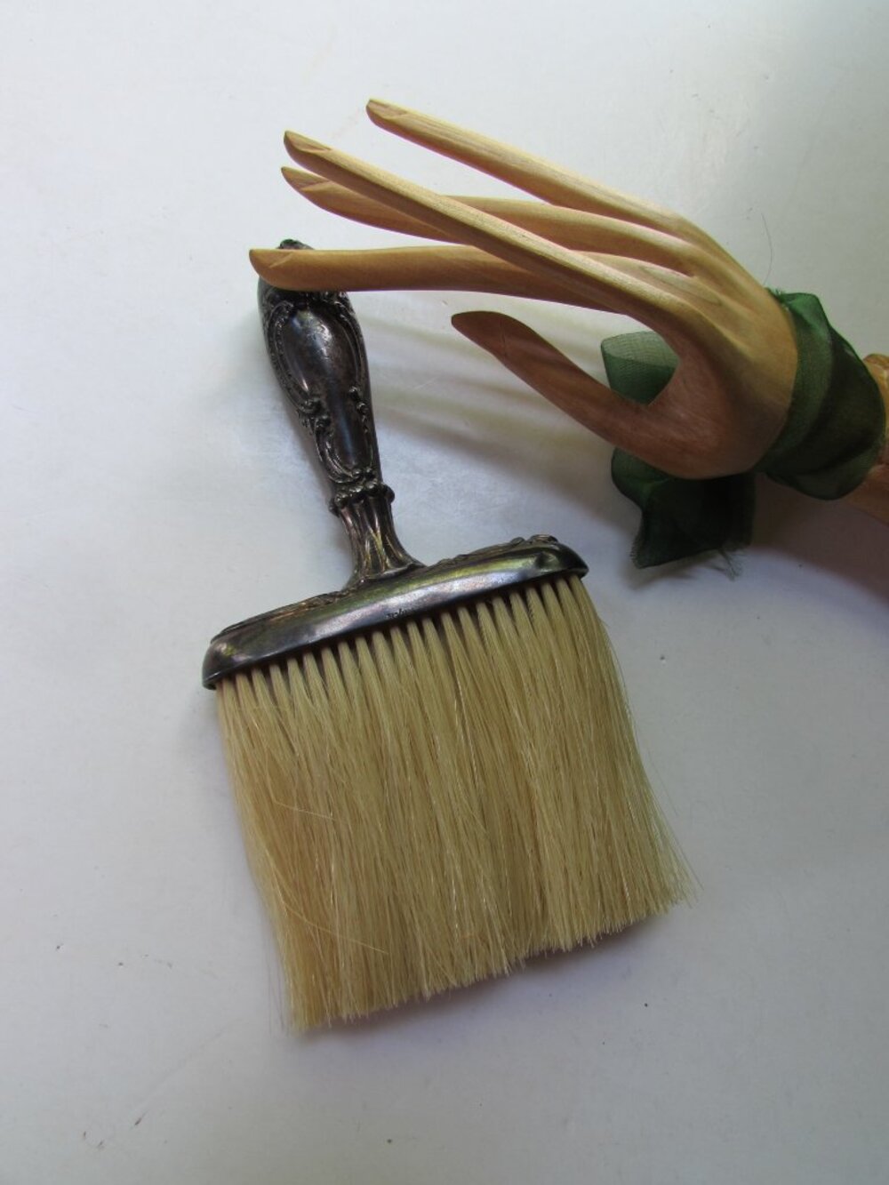 Antique Sterling Silver Hat or Clothing Brush